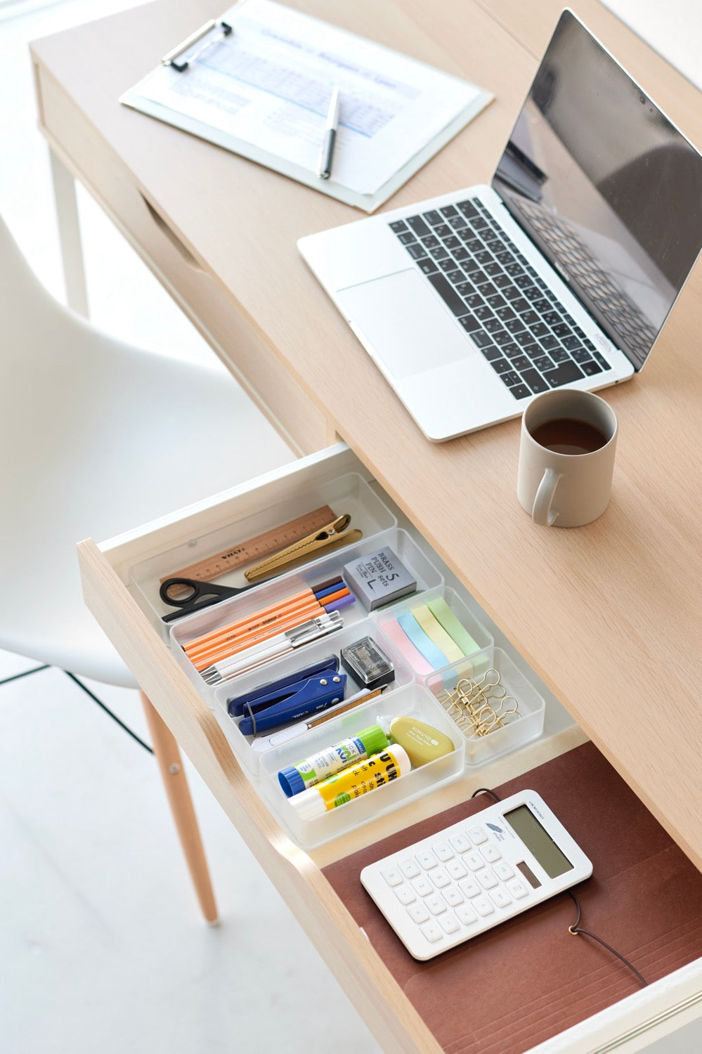 Set Of 2 Stackable S Organisers - Tower - Transparent