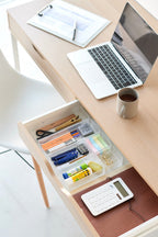 Set Of 2 Stackable S Organisers - Tower - Transparent