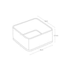 Conjunto De 2 Organizadores Apilables S - Tower - Transparente