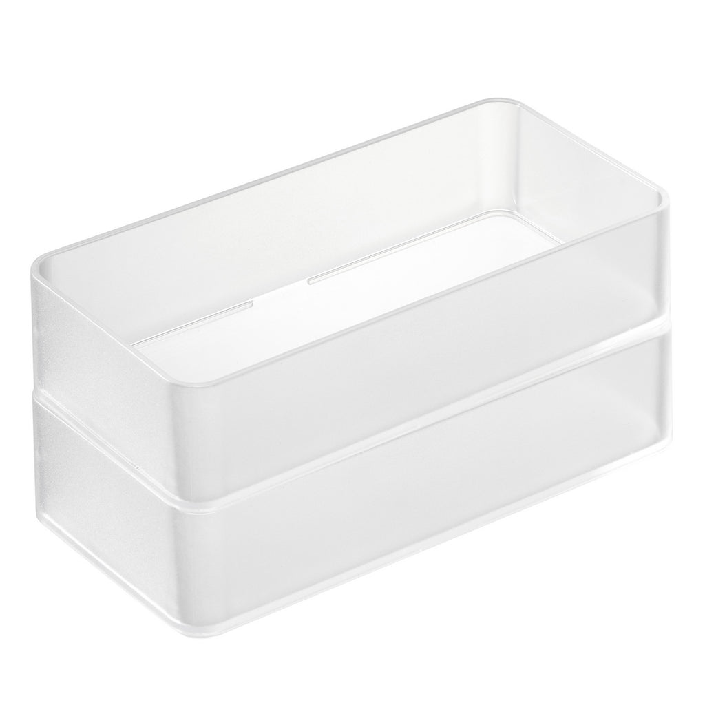 Set De 2 Organizadores Apilables - Tower - Blanco