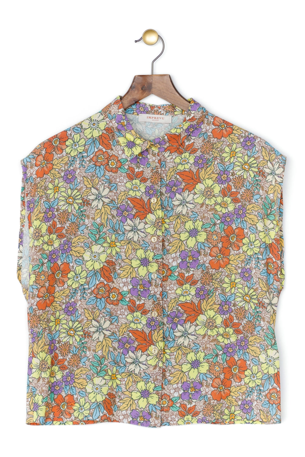 The Vicky Lilac Flower Blouse