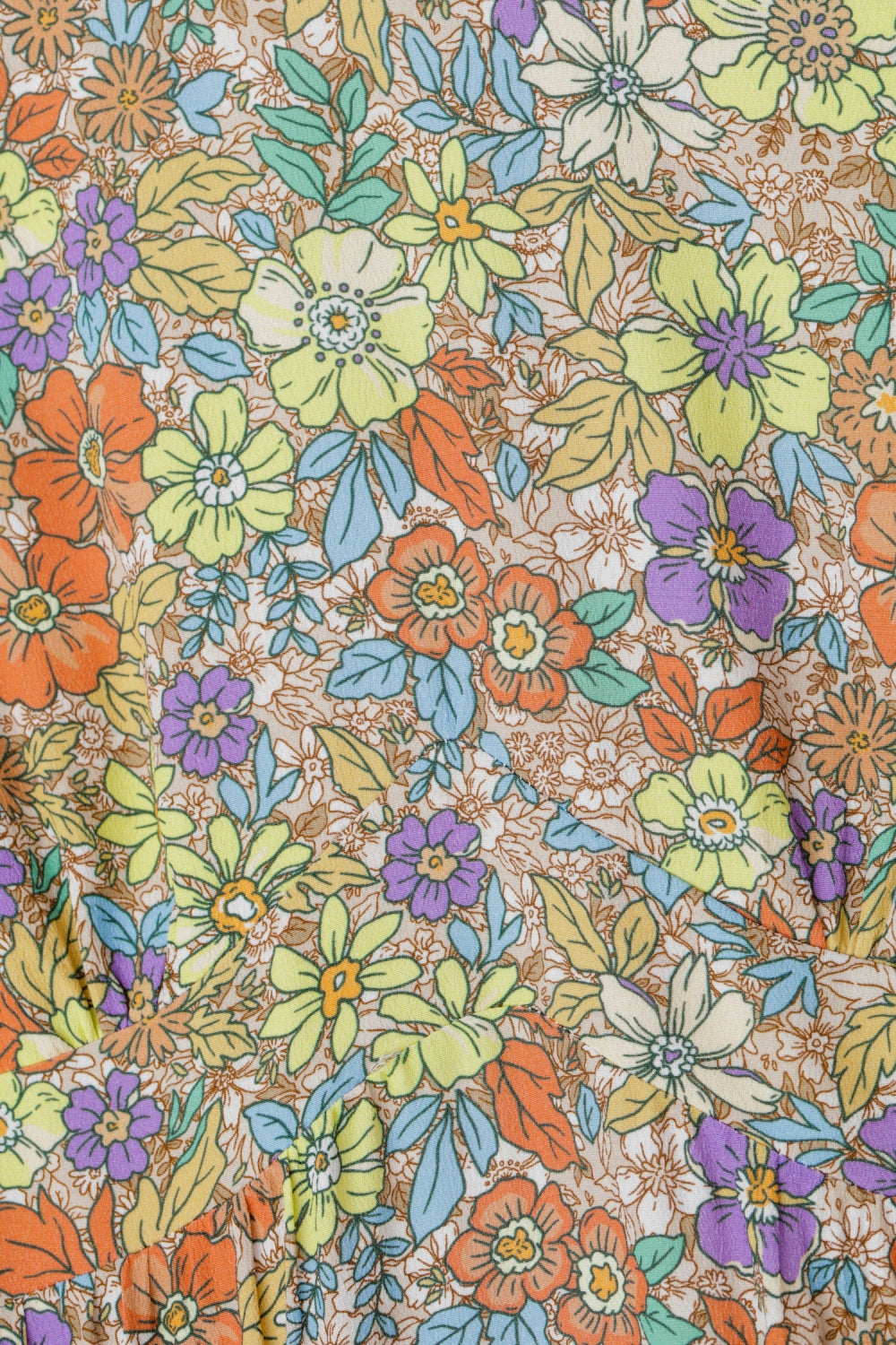 The Kamala Lilac Flower Dress