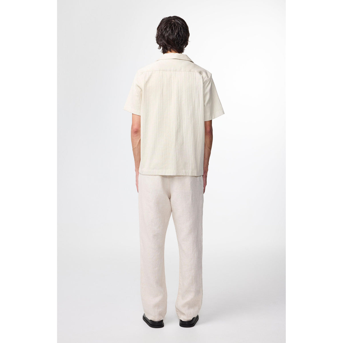 Chemise Short Sleeve Hank Ss Pkt - Ivory