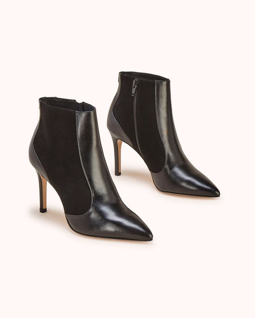 Bottines En Cuir Zabelle - Noir