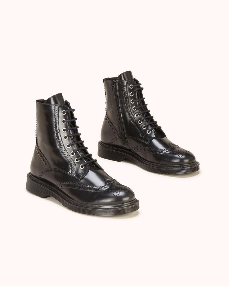 Bottines En Cuir Vociliana - Noir