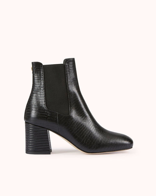 Bottines Lacado Tejus Python - Noir