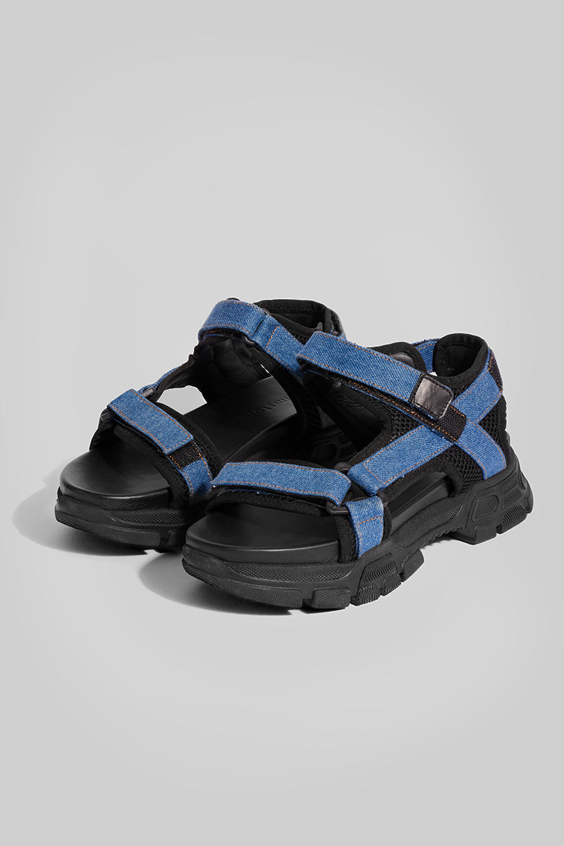 Travis Sandals In Denim
