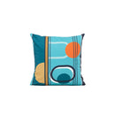 Haomy - Housse De Coussin Nikki - Bleu - 4 Tailles