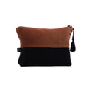 Haomy - Pochette Velours Delhi - Moka