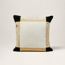 Housse De Coussin Damian - Ivoire Naturel Et Noir