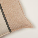 Housse De Coussin Hari - Naturel Et Brun - 2 Tailles