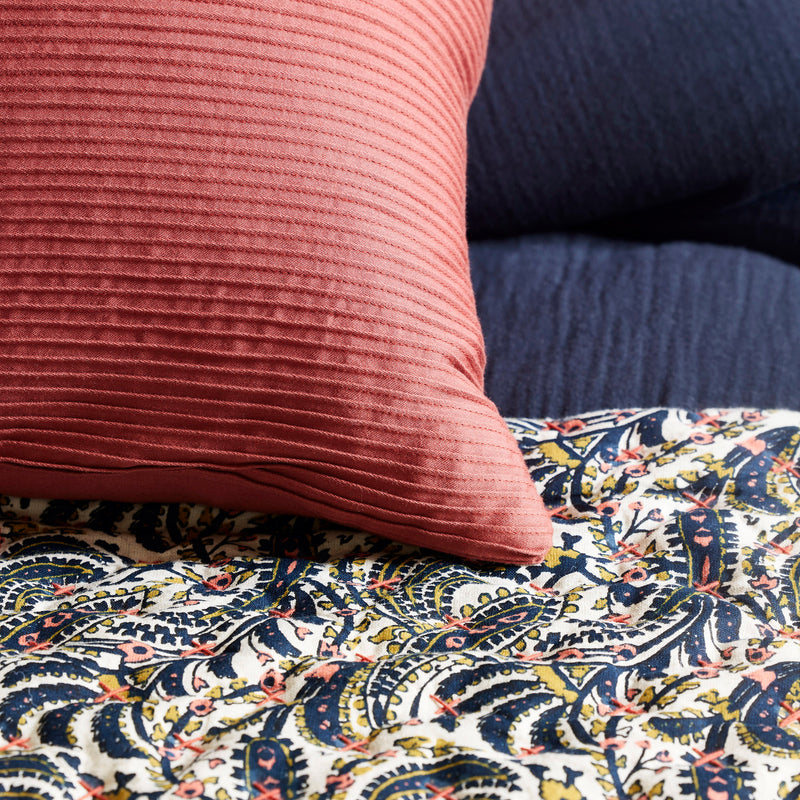 Housse De Coussin Ondine - Framboise