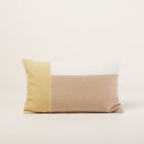 Housse De Coussin Arez - Jaune Maïs Et Sienne