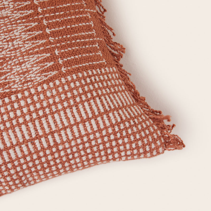 Housse De Coussin Melki - Orange Cuivrée