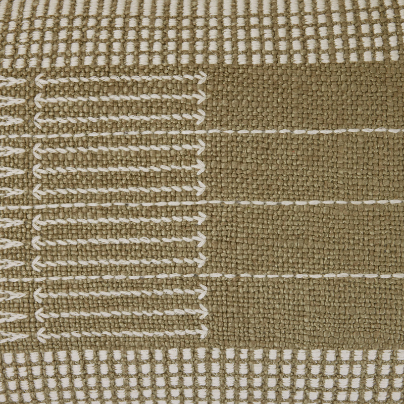 Housse De Coussin Melki - Olive Douce