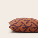 Housse De Coussin Raffy - Prune Et Orange