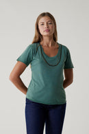 Tshirt Tizia Bling - Vert