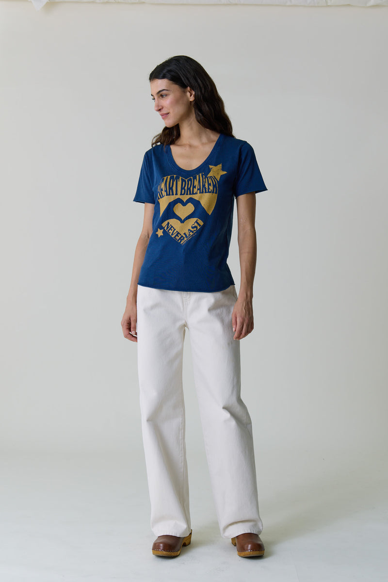 Tshirt Tizia Heart - Marine