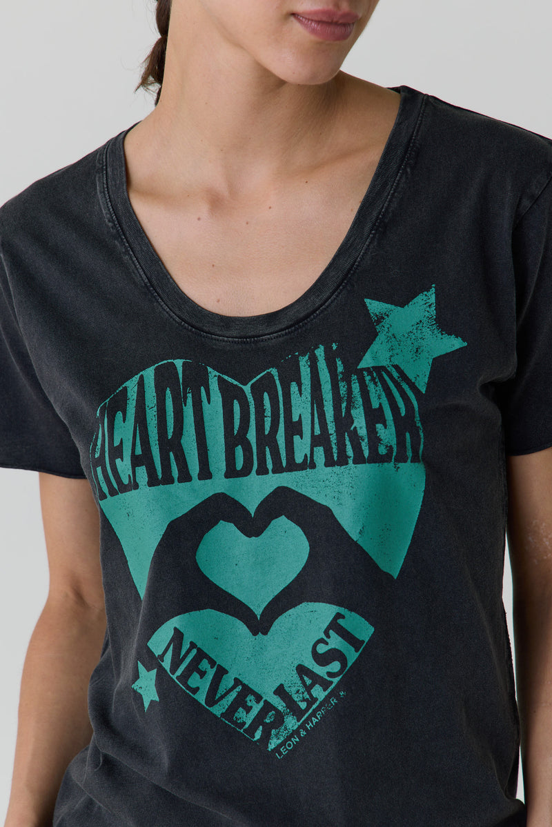 Tshirt Tizia Heart - Carbon