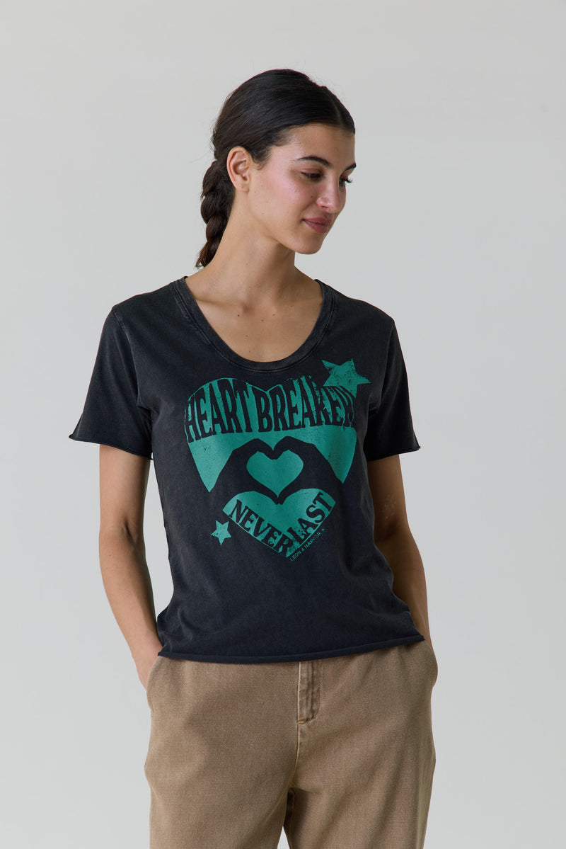 Tshirt Tizia Heart - Carbon