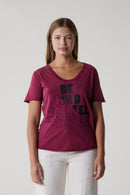 Tshirt Tizia Wise - Vin