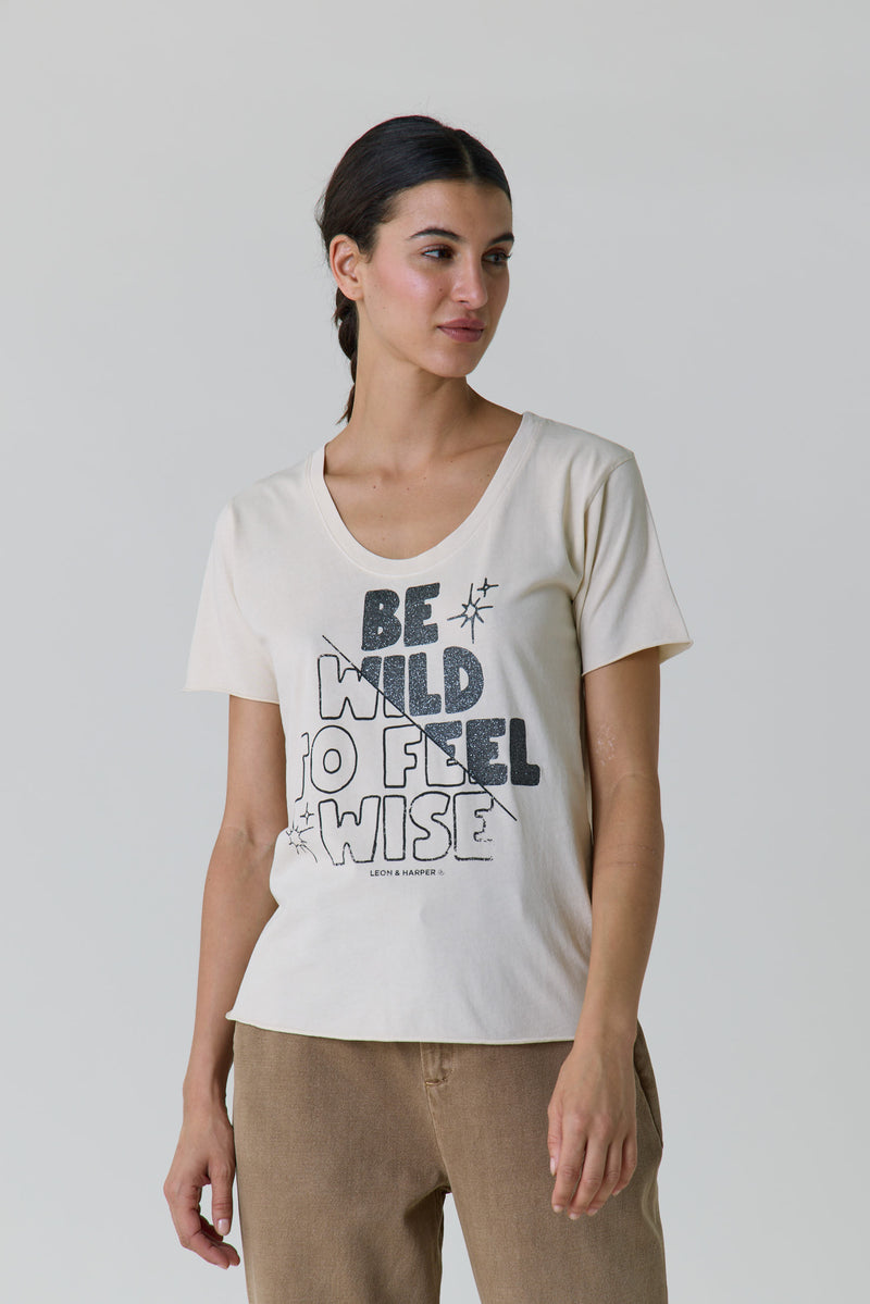 Tshirt Tizia Wise - Blanc cassé