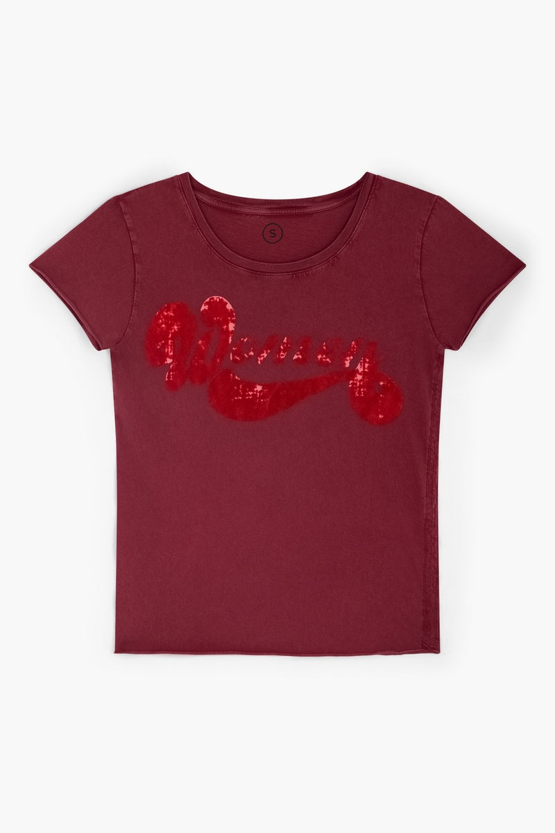 Camiseta Toro Mujer - Vino