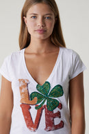 Camiseta Tonton Luck - Blanc