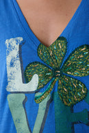 Tshirt Tonton Luck - Blue