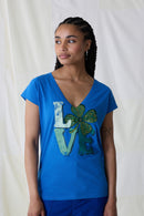 Tshirt Tonton Luck - Bleu