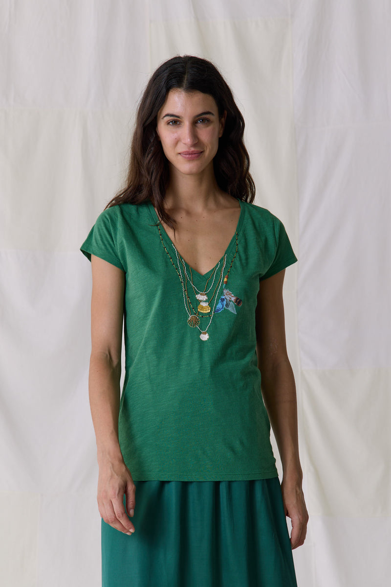 Tshirt Tonton Caruso - Vert