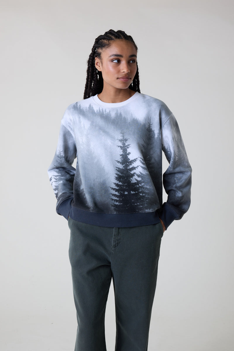 Sweat Sortie Forest - Blanc