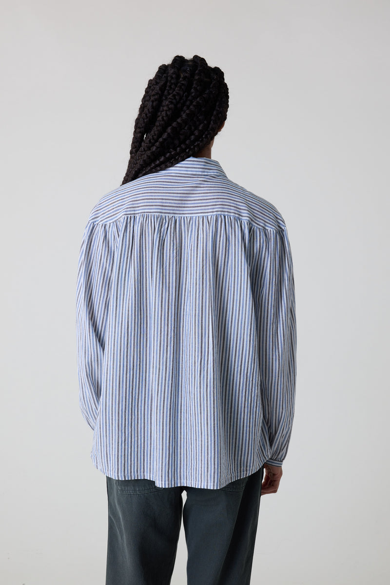 Chemise Cloclo Stripe - Bleu