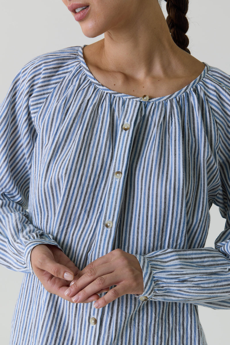 Chemise Coalie Stripe - Bleu