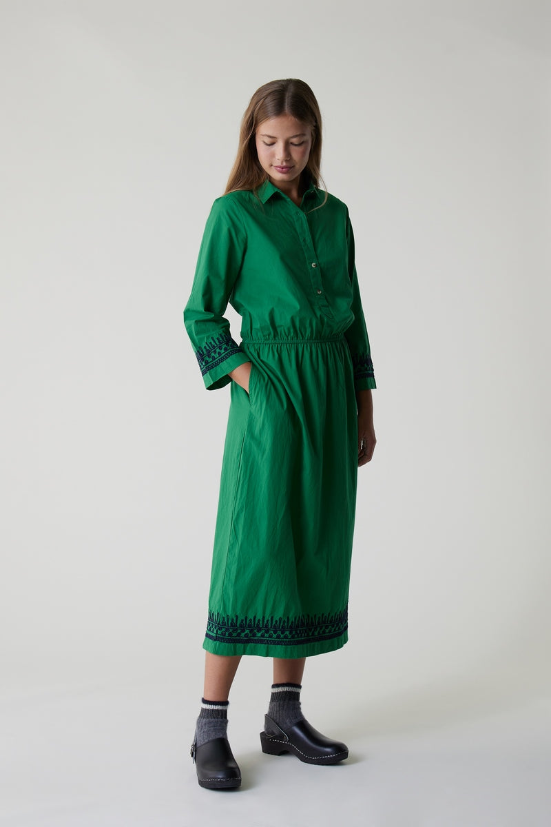 Rigolo Dress uni - Green