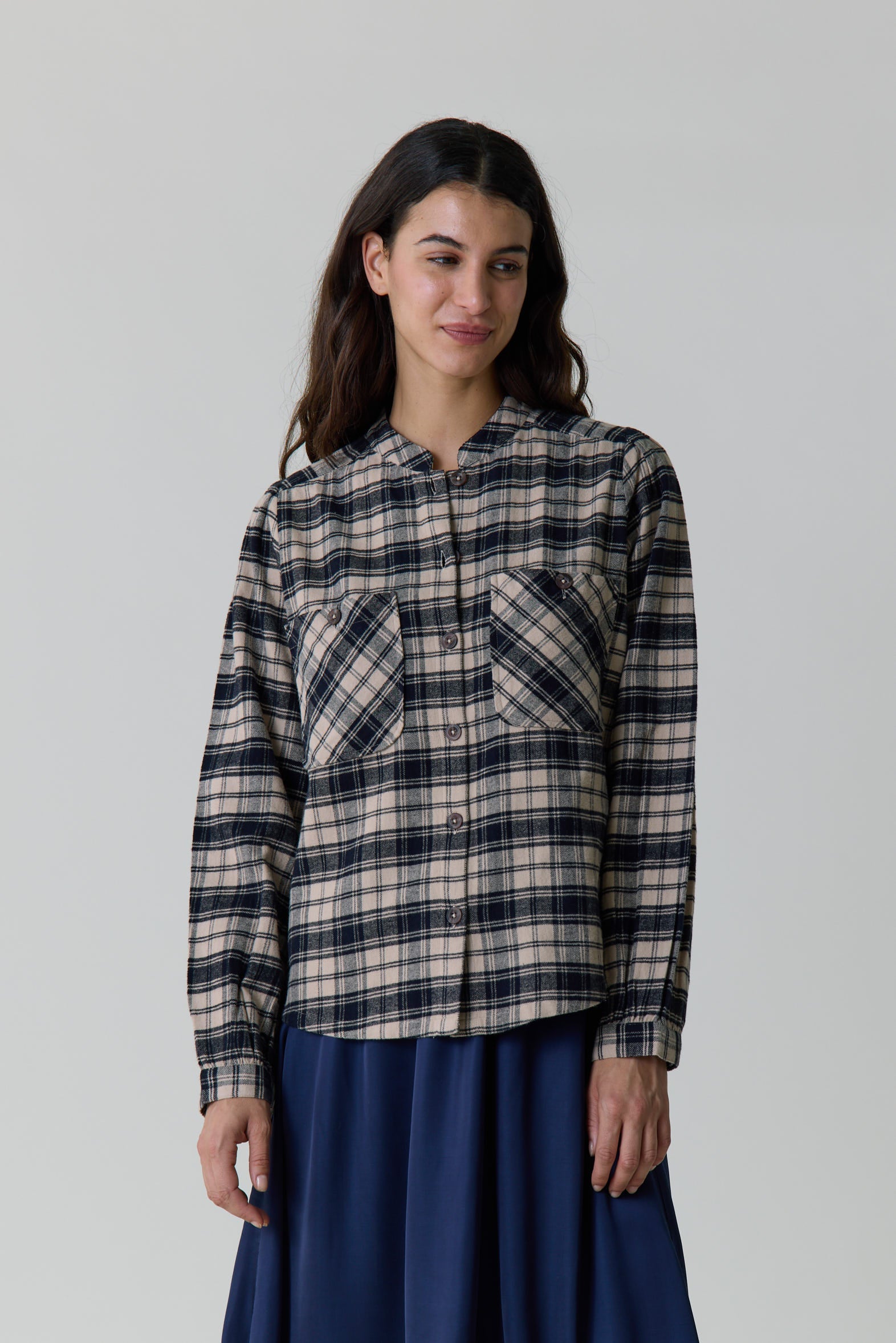 Camisa Chrono Check - Negro