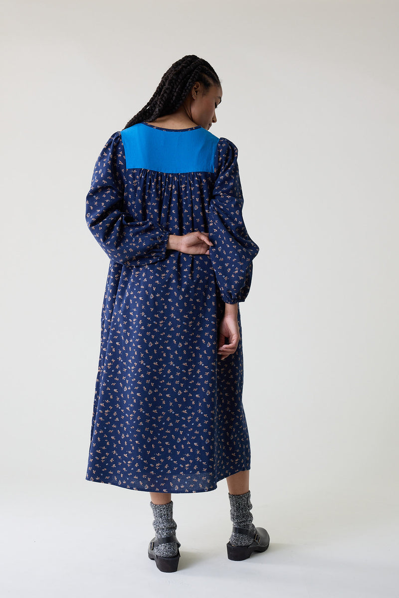 Robe Romain Bellis  - Bleu