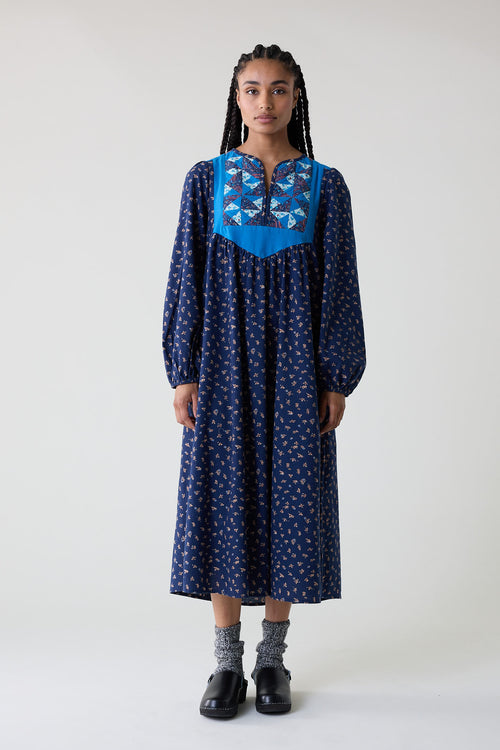 Robe Romain Bellis  - Bleu