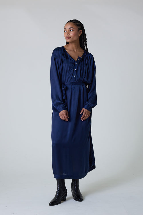 Robe Raimy Plain - Iris noir