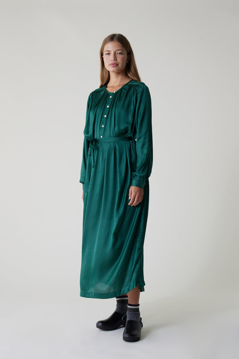 Raimy dress uni - Emerald