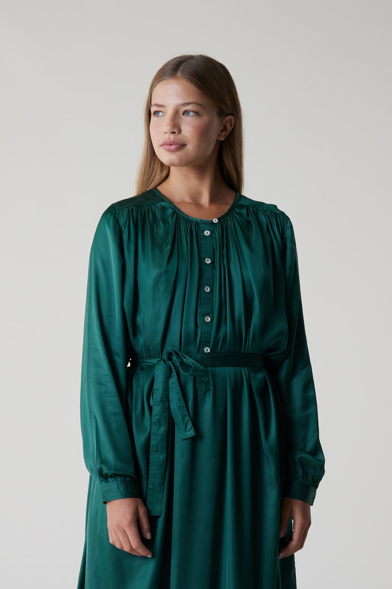 Raimy dress uni - Emerald