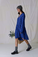 Rolie Spot Dress - Blue