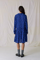 Robe Rolie Spot  - Bleu