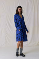 Rolie Spot Dress - Blue