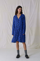 Robe Rolie Spot  - Bleu