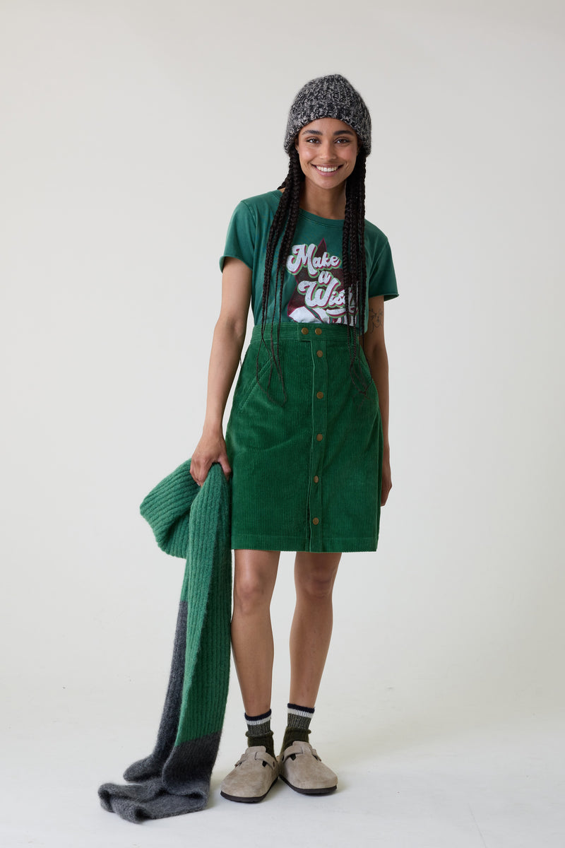 Skirt Joris uni - Green