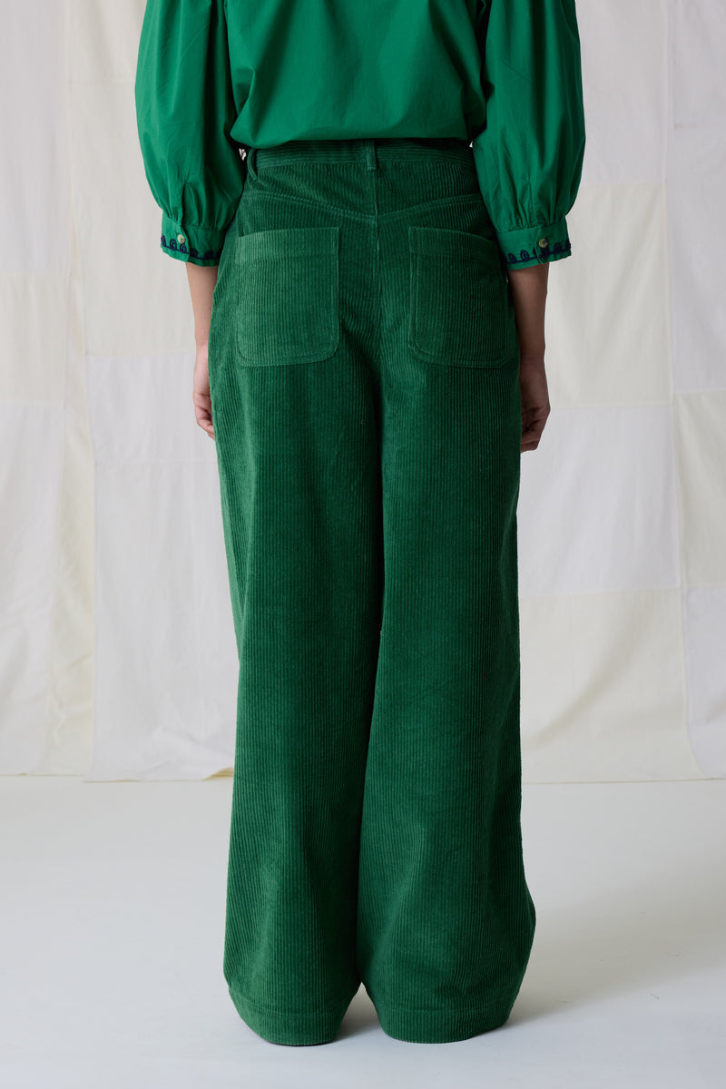 Pantalon Philou Plain  - Vert