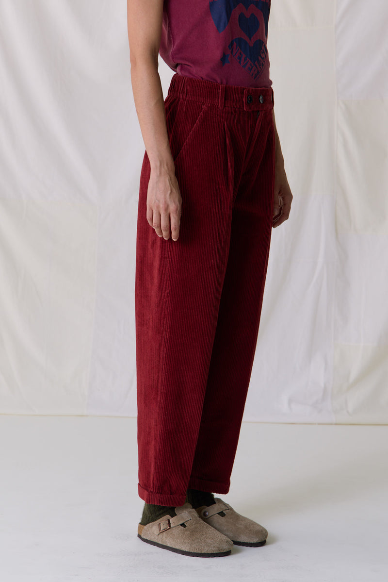 Pantalon Prom Plain - Carmin