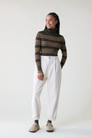 Pull Mular Stripe - Noir