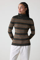 Mular Stripe Sweater - Black